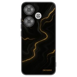 Fekete szilikon tok az alábbi mobiltelefonokra Xiaomi Poco F6 - Thunder