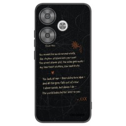 Fekete szilikon tok az alábbi mobiltelefonokra Xiaomi Poco F6 - POET