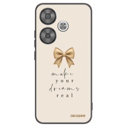 Fekete szilikon tok az alábbi mobiltelefonokra Xiaomi Poco F6 - Golden Dream