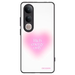 Fekete szilikon tok az alábbi mobiltelefonokra Vivo V50 Lite 5G - Rich Energy