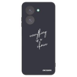 Fekete szilikon tok az alábbi mobiltelefonokra Xiaomi Redmi A5 - Everything is a choice