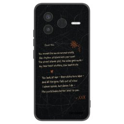 Fekete szilikon tok az alábbi mobiltelefonokra Xiaomi Poco F7 Pro 5G - POET