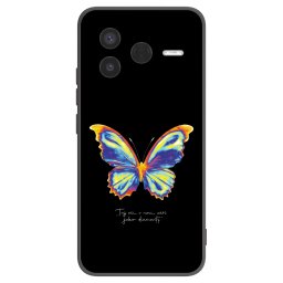 Fekete szilikon tok az alábbi mobiltelefonokra Xiaomi Poco F7 Pro 5G - Diamanty Black