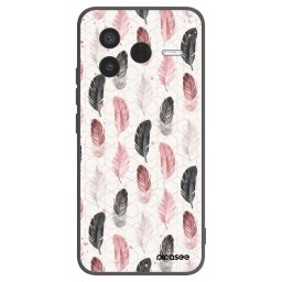 Fekete szilikon tok az alábbi mobiltelefonokra Xiaomi Poco F7 Pro 5G - Feather 2