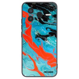 Fekete szilikon tok az alábbi mobiltelefonokra Xiaomi Poco F7 Pro 5G - Blue Magma