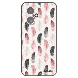 Fekete szilikon tok az alábbi mobiltelefonokra Honor 400 5G - Feather 2