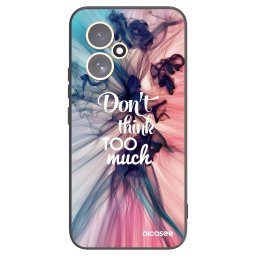 Fekete szilikon tok az alábbi mobiltelefonokra Honor 400 5G - Don't think TOO much