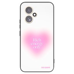 Fekete szilikon tok az alábbi mobiltelefonokra Honor 400 5G - Rich Energy
