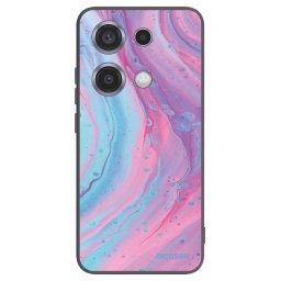 Fekete szilikon tok az alábbi mobiltelefonokra Xiaomi Redmi Note 14S - Pink liquid