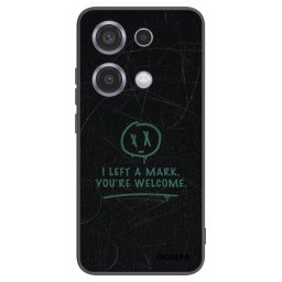 Fekete szilikon tok az alábbi mobiltelefonokra Xiaomi Redmi Note 14S - LEFT A MARK