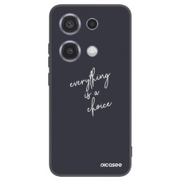 Fekete szilikon tok az alábbi mobiltelefonokra Xiaomi Redmi Note 14S - Everything is a choice