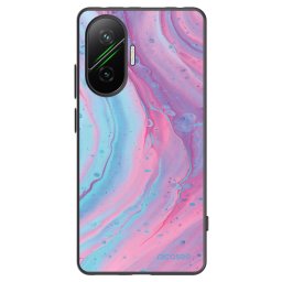 Fekete szilikon tok az alábbi mobiltelefonokra Xiaomi Poco F7 5G - Pink liquid