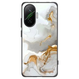 Fekete szilikon tok az alábbi mobiltelefonokra Xiaomi Poco F7 5G - Her