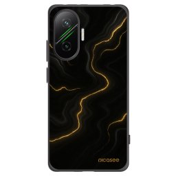 Fekete szilikon tok az alábbi mobiltelefonokra Xiaomi Poco F7 5G - Thunder