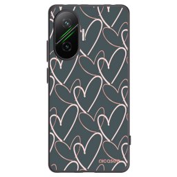 Fekete szilikon tok az alábbi mobiltelefonokra Xiaomi Poco F7 5G - Lots of love