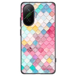 Fekete szilikon tok az alábbi mobiltelefonokra Xiaomi Poco F7 5G - Colorful roof