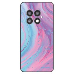 Fekete szilikon tok az alábbi mobiltelefonokra OnePlus 13 5G - Pink liquid