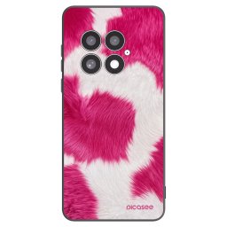 Fekete szilikon tok az alábbi mobiltelefonokra OnePlus 13 5G - Pink Moo