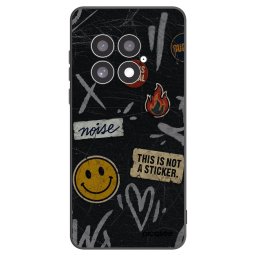 Fekete szilikon tok az alábbi mobiltelefonokra OnePlus 13 5G - STICKERS x TAGS