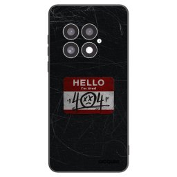 Fekete szilikon tok az alábbi mobiltelefonokra OnePlus 13 5G - HELLO 404