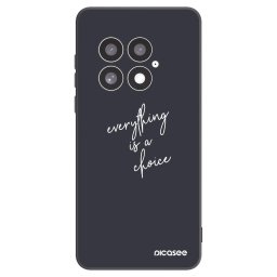 Fekete szilikon tok az alábbi mobiltelefonokra OnePlus 13 5G - Everything is a choice