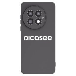 Fekete szilikon tok az alábbi mobiltelefonokra OnePlus 13 5G - Picasee - new logo - white