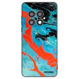 Fekete szilikon tok az alábbi mobiltelefonokra OnePlus 13 5G - Blue Magma