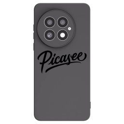 Fekete szilikon tok az alábbi mobiltelefonokra OnePlus 13 5G - Picasee - old logo - black