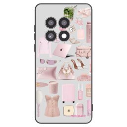 Fekete szilikon tok az alábbi mobiltelefonokra OnePlus 13 5G - Glam Babe