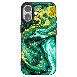Fekete szilikon tok az alábbi mobiltelefonokra Apple iPhone 17 - Green Gold