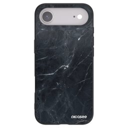 Fekete szilikon tok az alábbi mobiltelefonokra Apple iPhone Air - Black marble