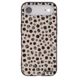 Fekete szilikon tok az alábbi mobiltelefonokra Apple iPhone Air - Dots