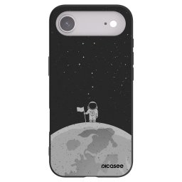 Fekete szilikon tok az alábbi mobiltelefonokra Apple iPhone Air - Astronaut