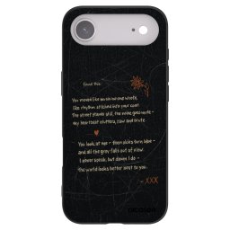 Fekete szilikon tok az alábbi mobiltelefonokra Apple iPhone Air - POET