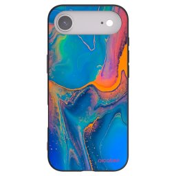 Fekete szilikon tok az alábbi mobiltelefonokra Apple iPhone Air - Rainbow