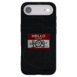 Fekete szilikon tok az alábbi mobiltelefonokra Apple iPhone Air - HELLO 404