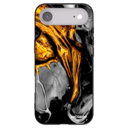 Fekete szilikon tok az alábbi mobiltelefonokra Apple iPhone Air - Black Gold