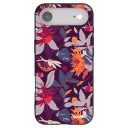 Fekete szilikon tok az alábbi mobiltelefonokra Apple iPhone Air - Purple Leaf