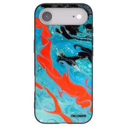 Fekete szilikon tok az alábbi mobiltelefonokra Apple iPhone Air - Blue Magma