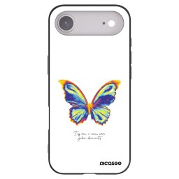 Fekete szilikon tok az alábbi mobiltelefonokra Apple iPhone Air - Diamanty White