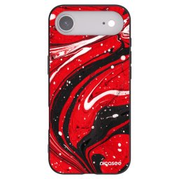 Fekete szilikon tok az alábbi mobiltelefonokra Apple iPhone Air - Red black