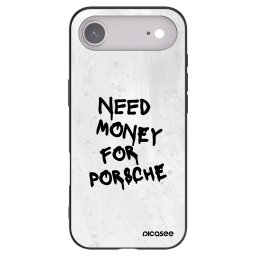 Fekete szilikon tok az alábbi mobiltelefonokra Apple iPhone Air - White Dollar