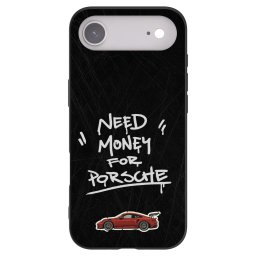 Fekete szilikon tok az alábbi mobiltelefonokra Apple iPhone Air - Dark Racer
