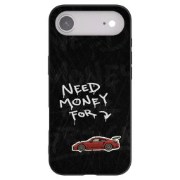 Fekete szilikon tok az alábbi mobiltelefonokra Apple iPhone Air - Track Mode