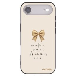 Fekete szilikon tok az alábbi mobiltelefonokra Apple iPhone Air - Golden Dream