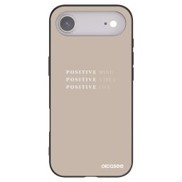 Fekete szilikon tok az alábbi mobiltelefonokra Apple iPhone Air - Positive Vibes