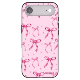 Fekete szilikon tok az alábbi mobiltelefonokra Apple iPhone Air - Bow Aesthetic