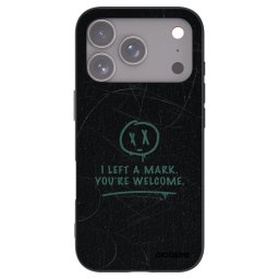 Fekete szilikon tok az alábbi mobiltelefonokra Apple iPhone 17 Pro - LEFT A MARK