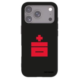 Fekete szilikon tok az alábbi mobiltelefonokra Apple iPhone 17 Pro - Le Plastenciaga