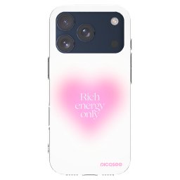 Átlátszó szilikon tok az alábbi mobiltelefonokra Apple iPhone 17 Pro - Rich Energy